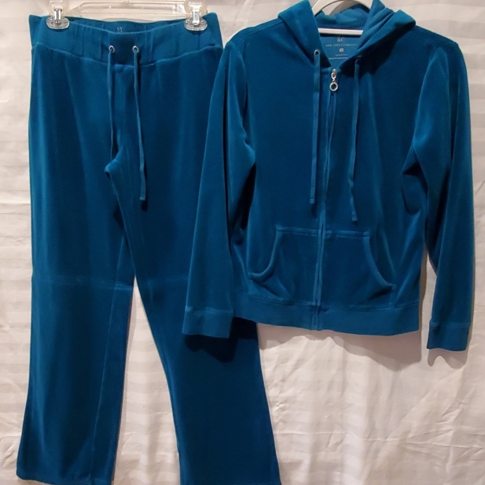 NY & CO Velour lounge suit (Teal)